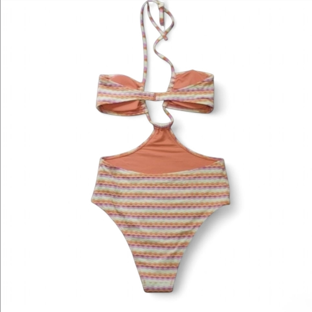 Aerie Colorful Strappy one piece Swim XS - Picture 3 of 4